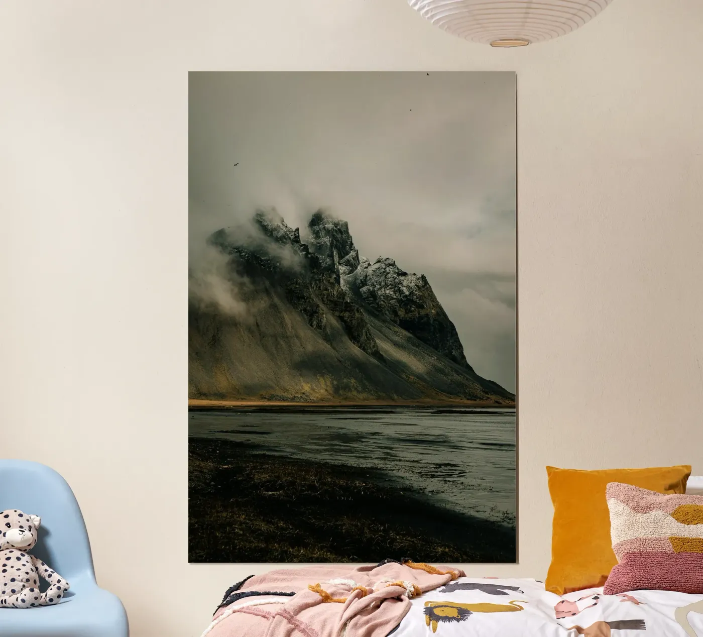 bergwolken poster van Earthly Visions