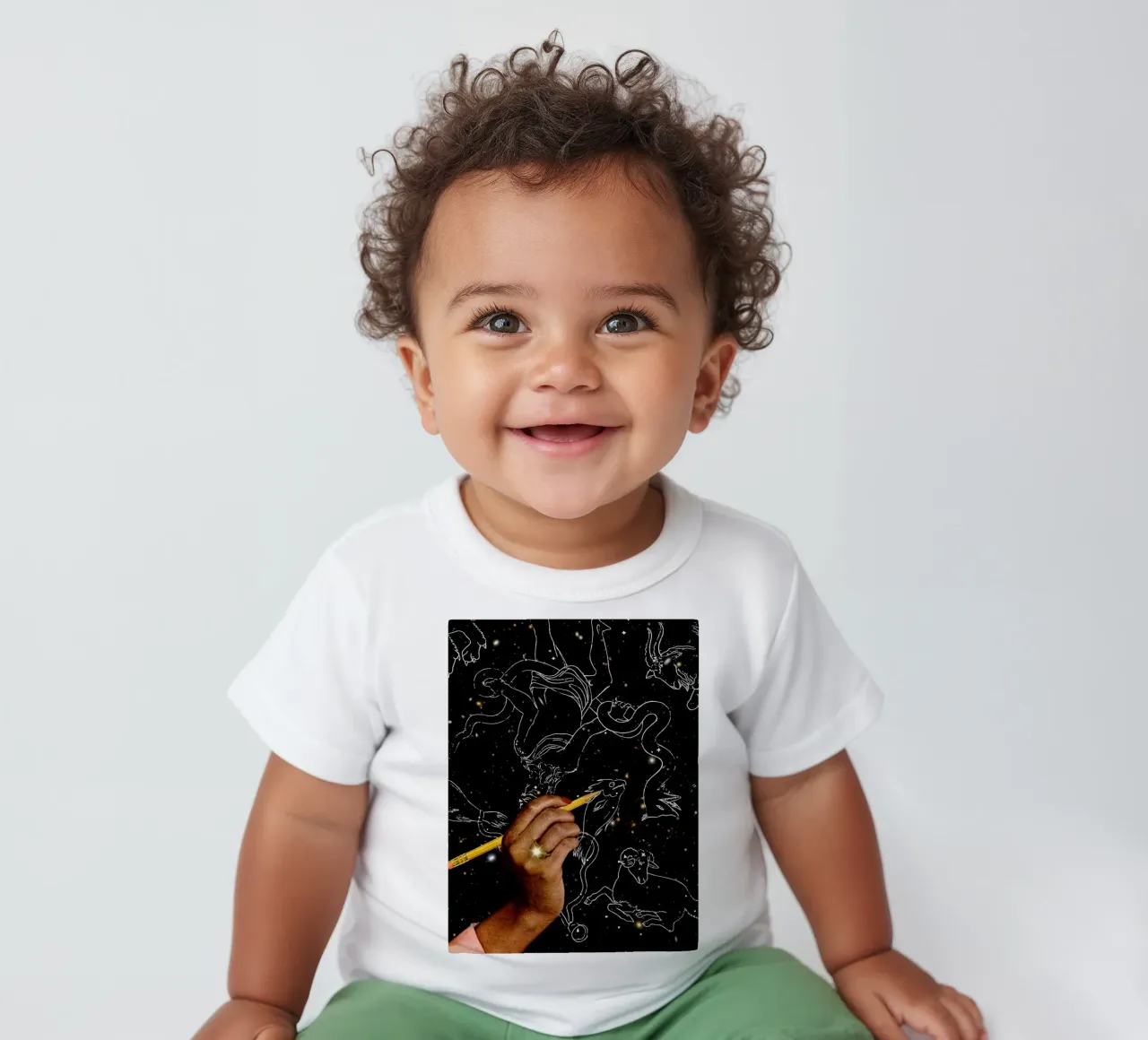 Drawing constellations maglietta neonato da MsGonzalez