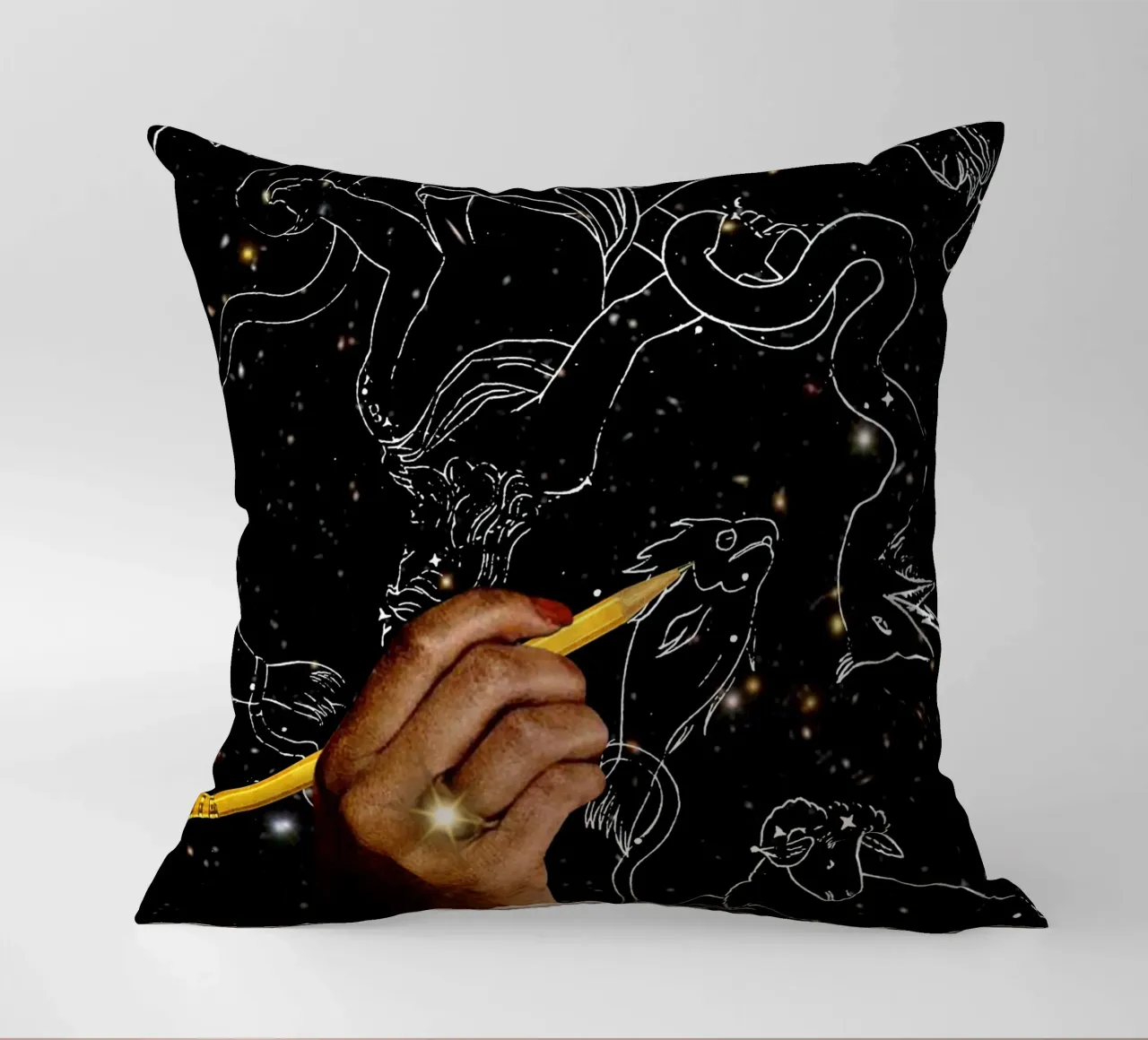 Drawing constellations cuscino da MsGonzalez