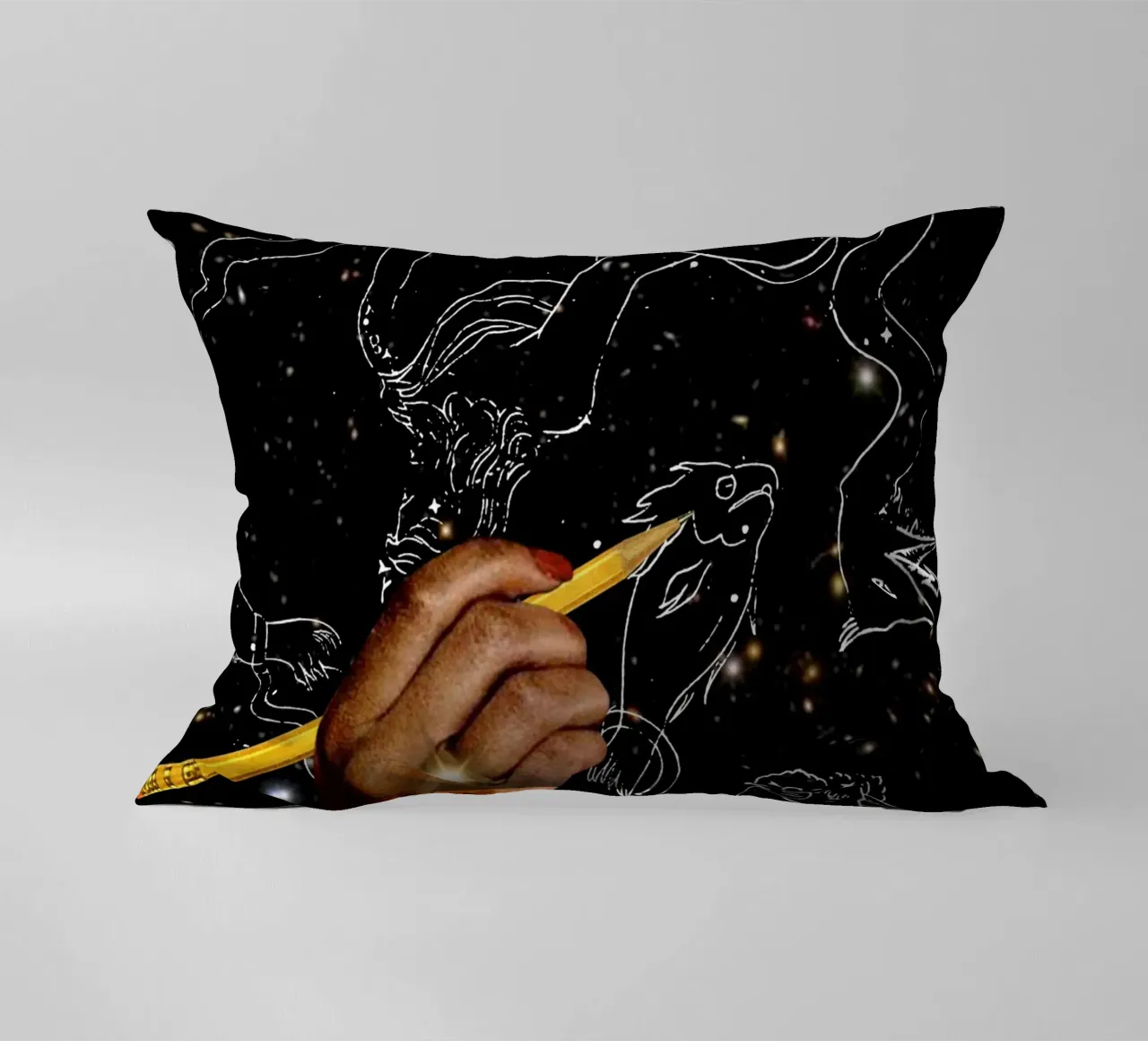 Drawing constellations cuscino da MsGonzalez