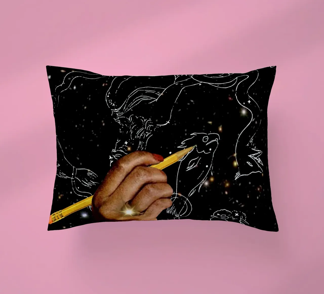 Drawing constellations cuscino da MsGonzalez