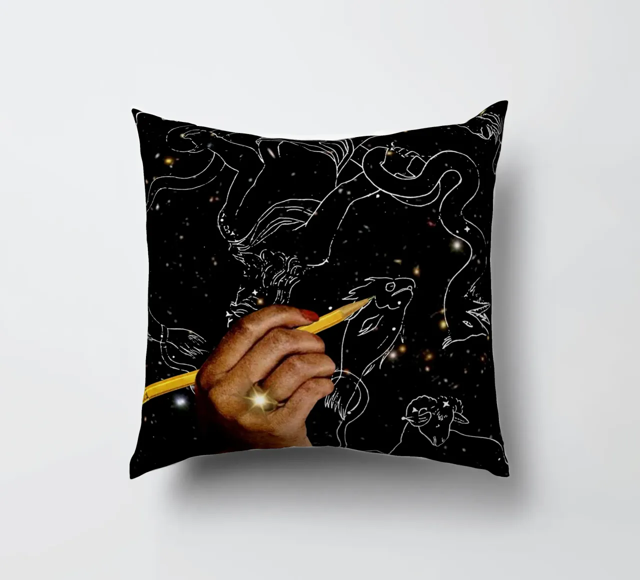 Drawing constellations cuscino da MsGonzalez