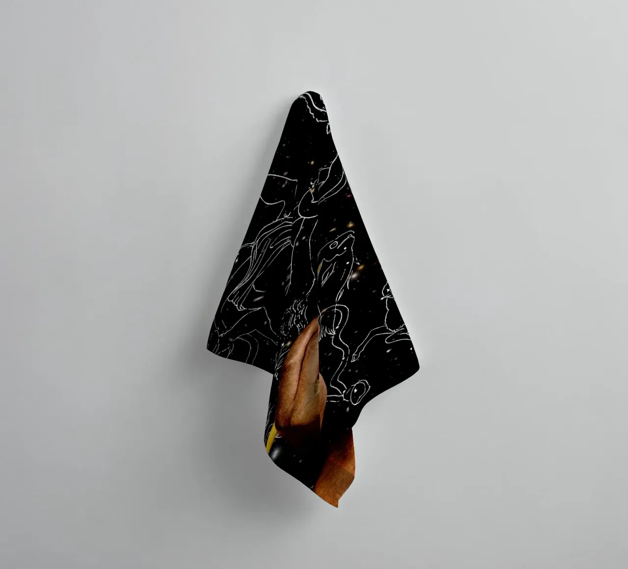 Drawing constellations asciugamano da bagno da MsGonzalez