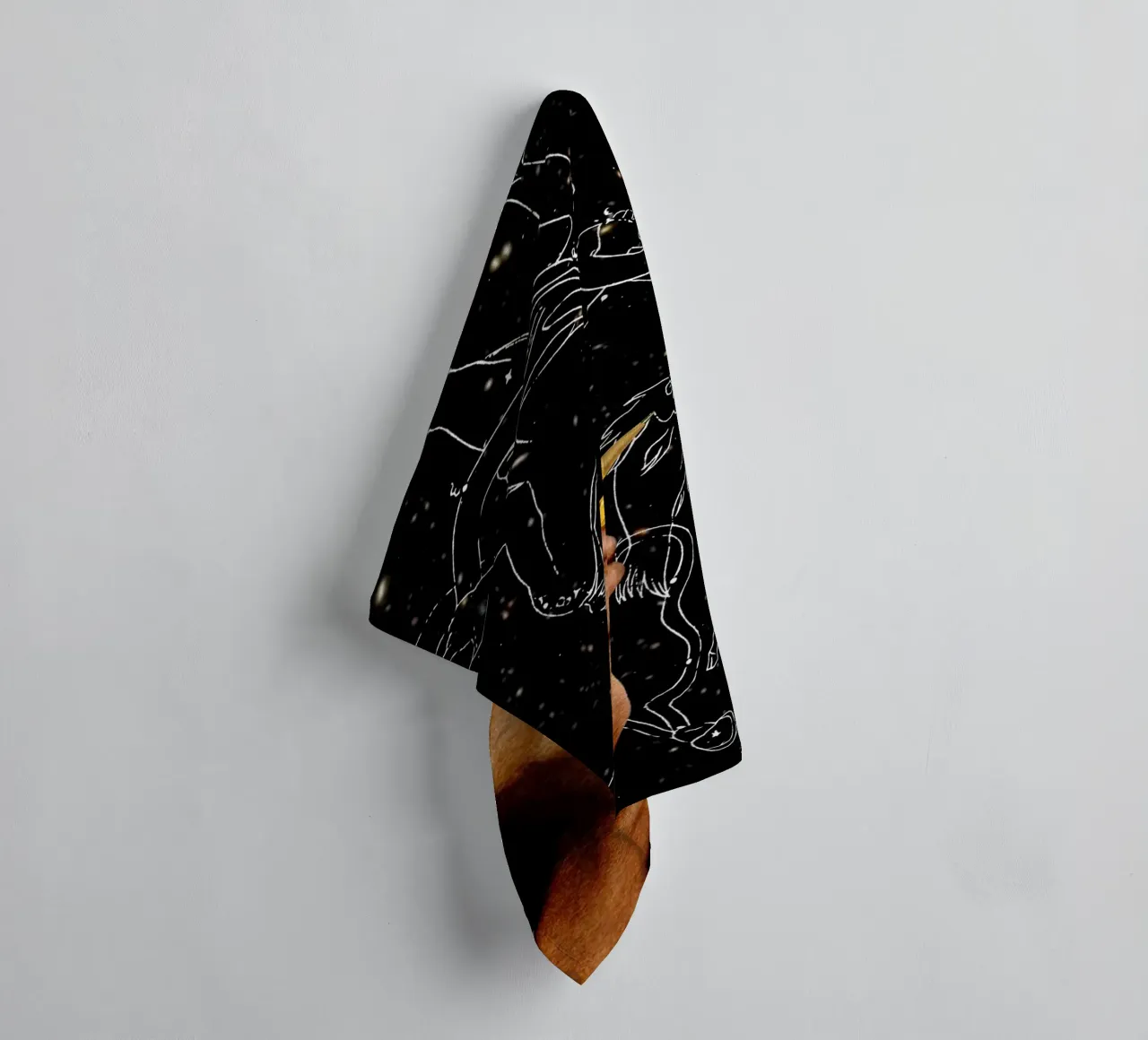 Drawing constellations asciugamano da bagno da MsGonzalez
