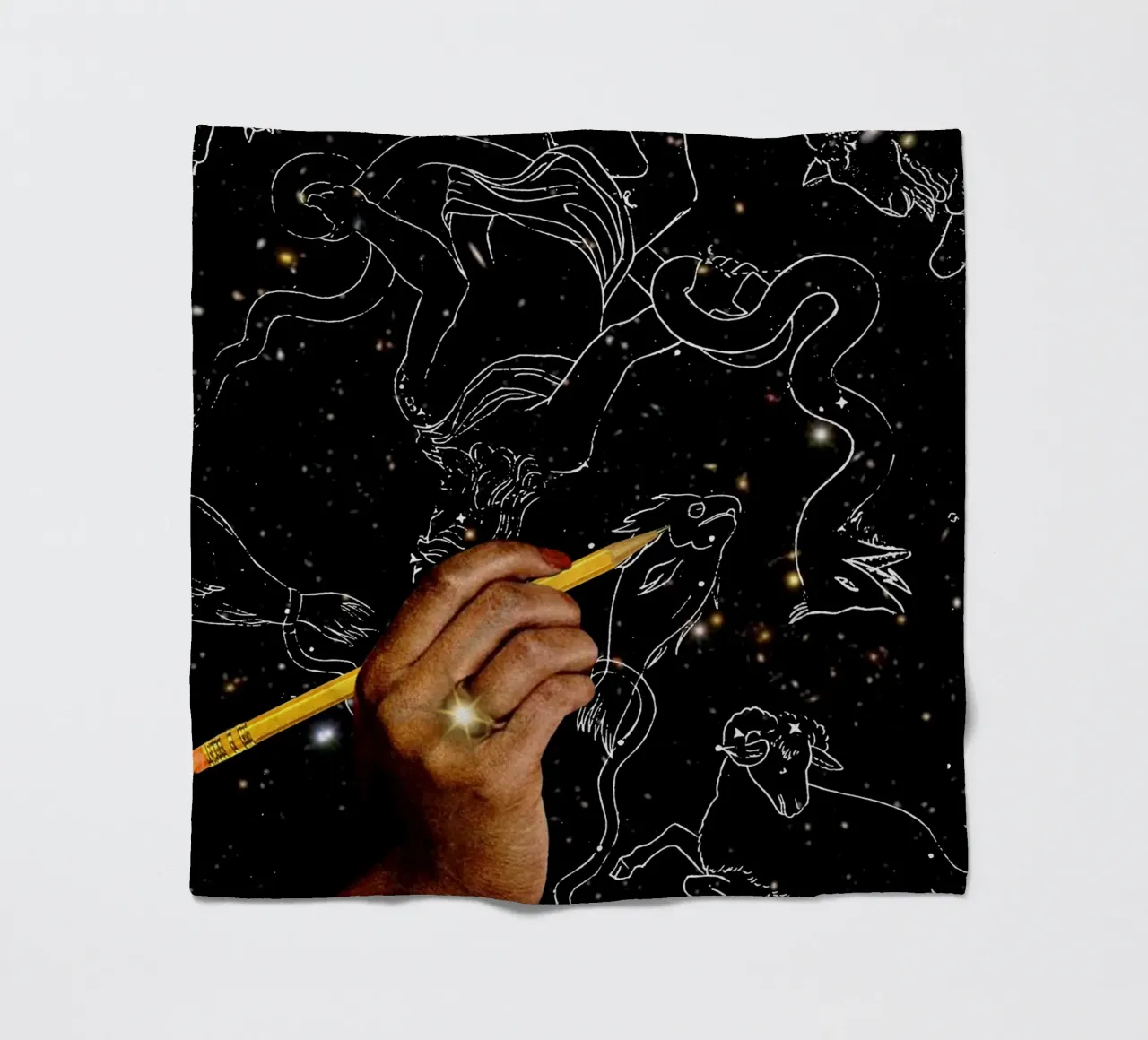 Drawing constellations coperta in pile da MsGonzalez