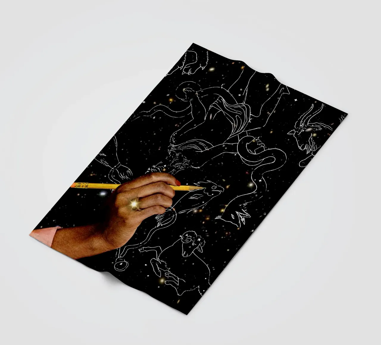 Drawing constellations coperta in pile da MsGonzalez