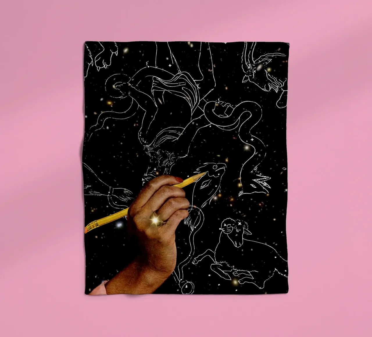 Drawing constellations coperta in pile da MsGonzalez