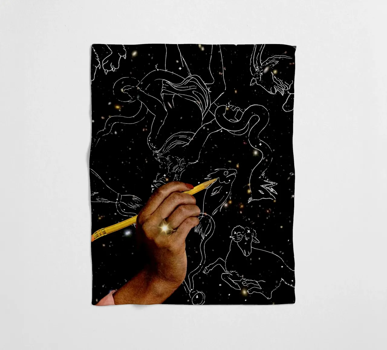 Drawing constellations coperta in pile da MsGonzalez