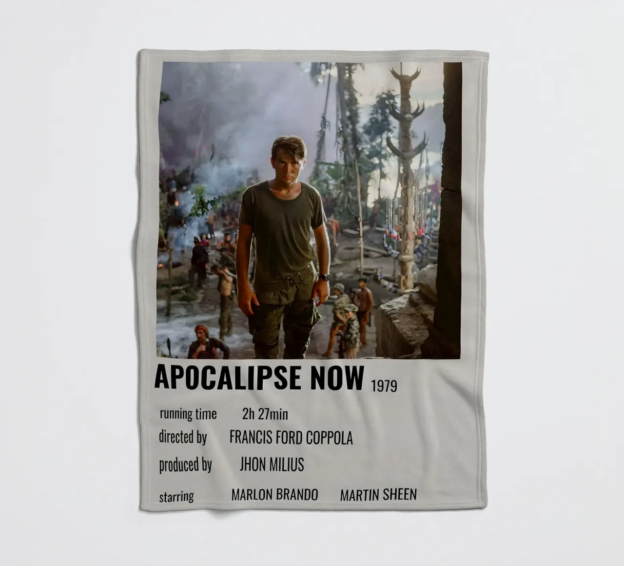 APOCALIPSE NOW 1979 coperta in pile da MVFminimalist