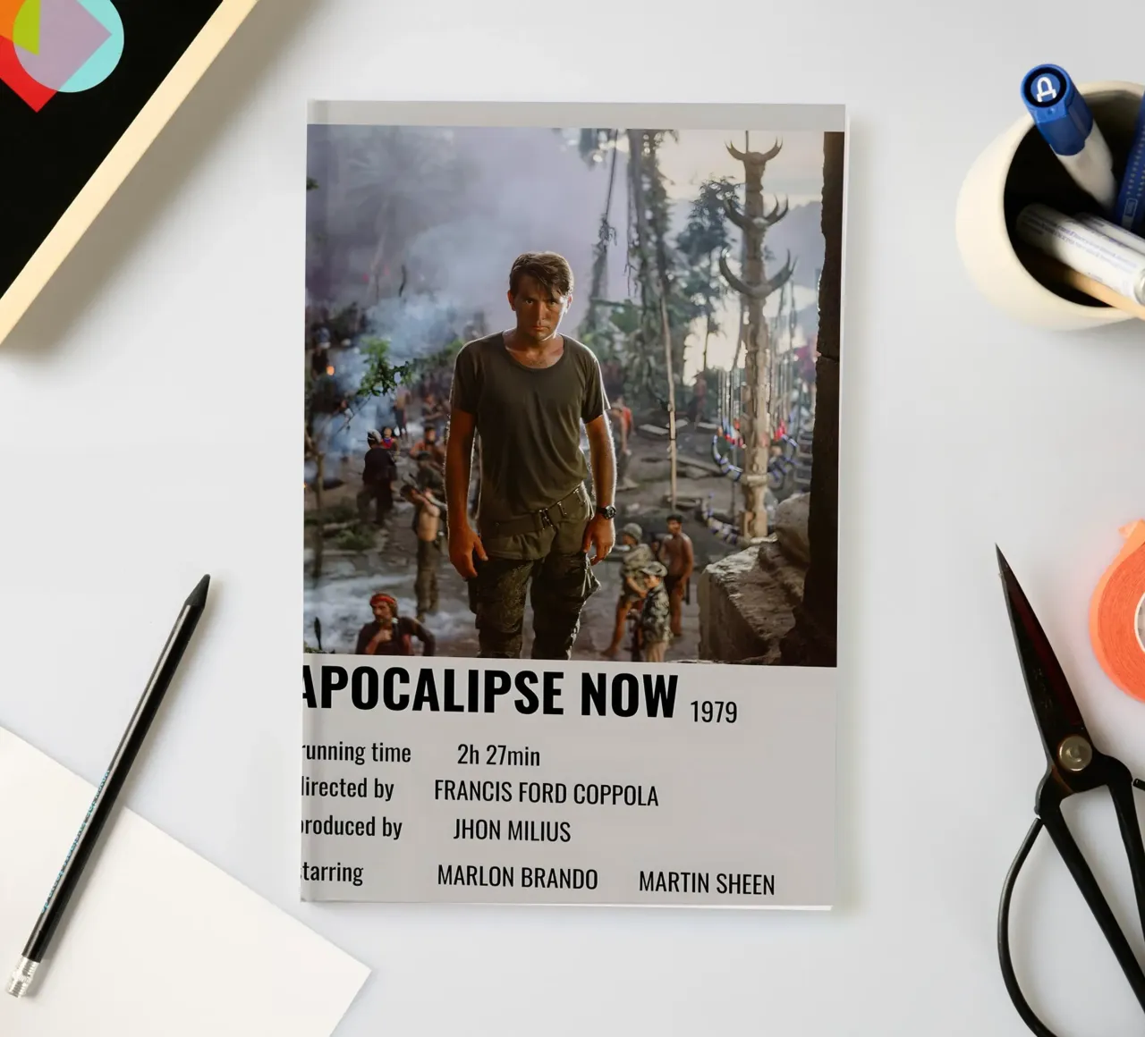 APOCALIPSE NOW 1979 notebook by MVFminimalist
