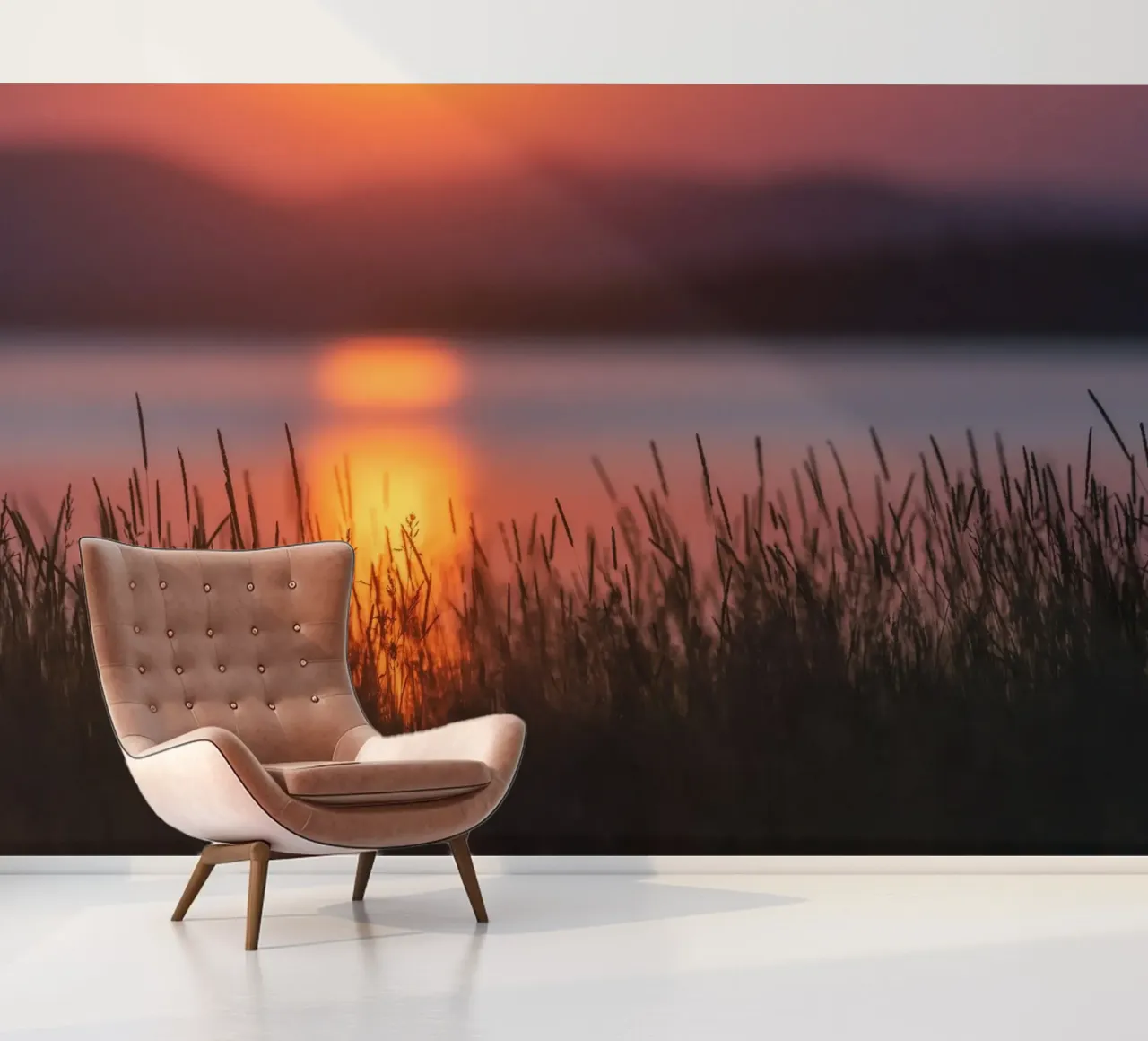 sunset silhouette photo wallpaper by Earthly Visions