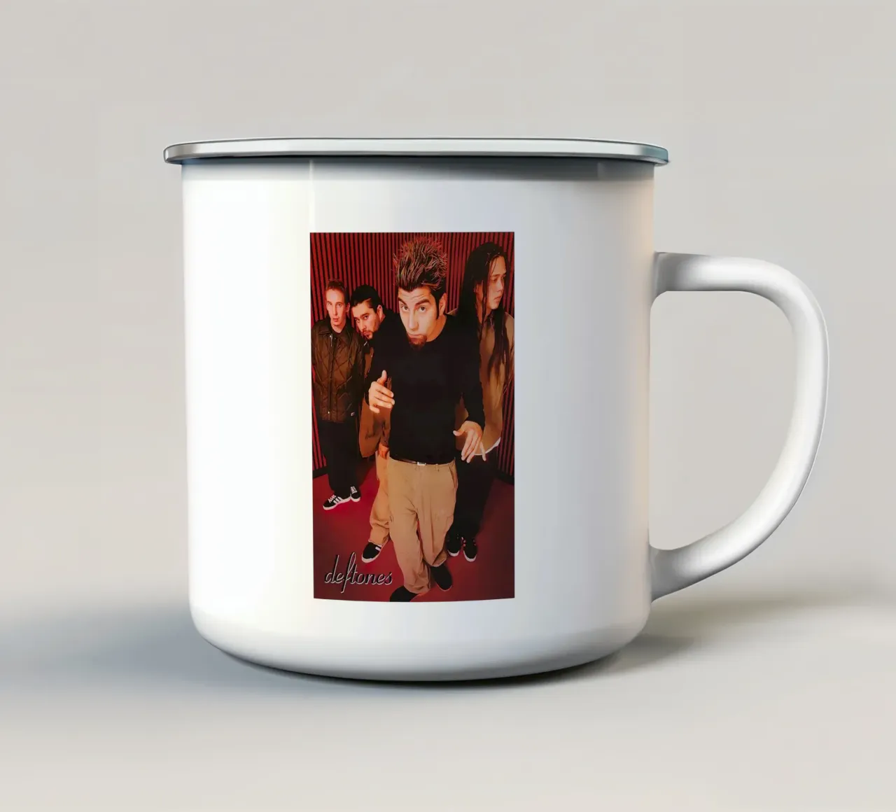 Beste stijl Deftones Band Musical emaille mok van fredam