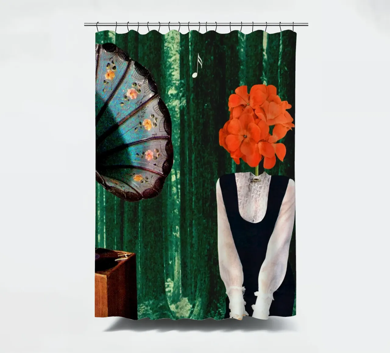 Blooming shower curtain by MsGonzalez