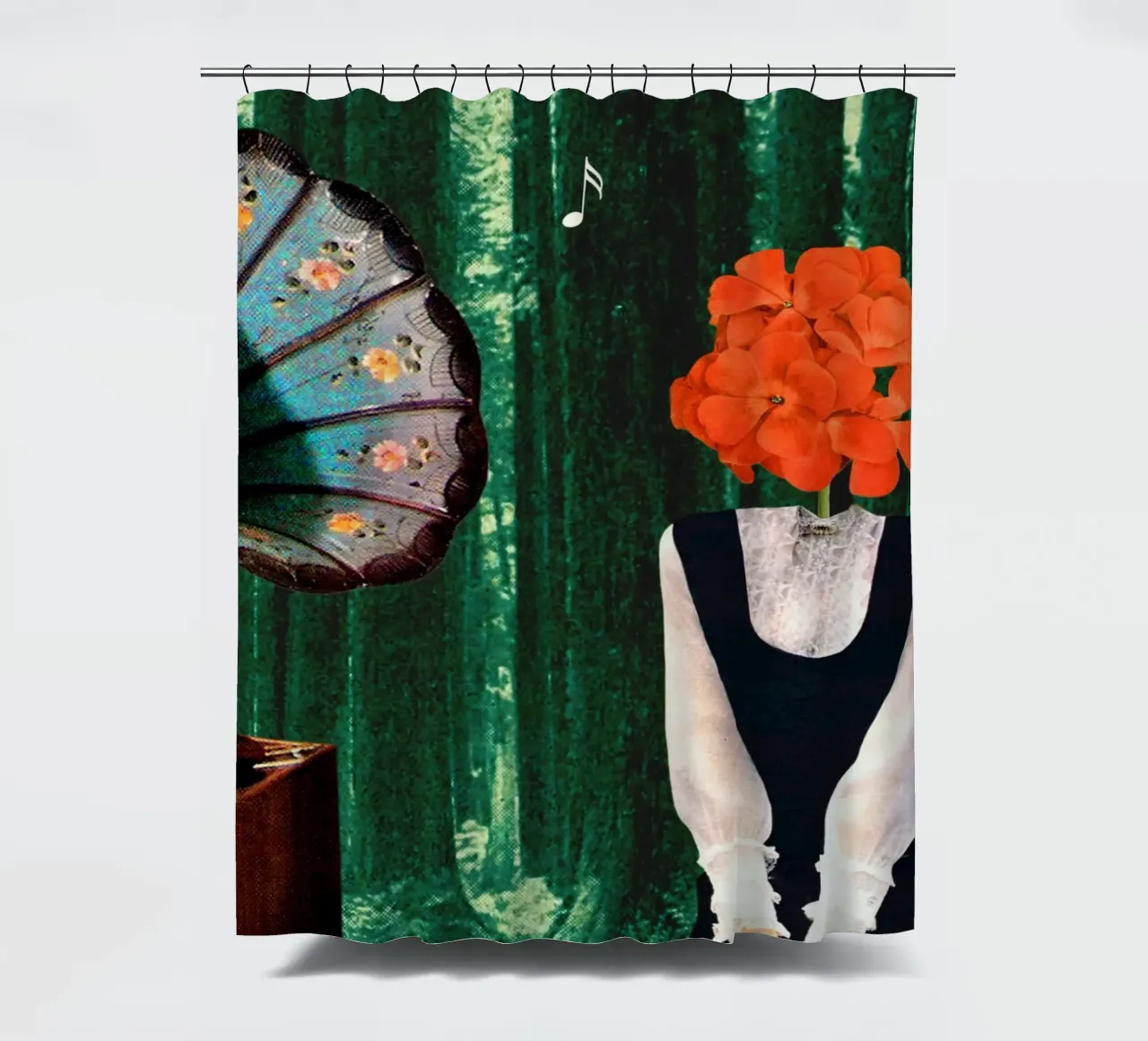 Blooming shower curtain by MsGonzalez