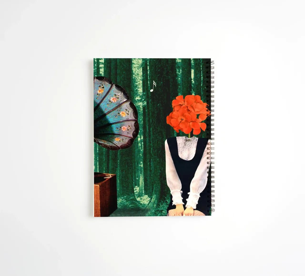 Blooming spiral notebook by MsGonzalez