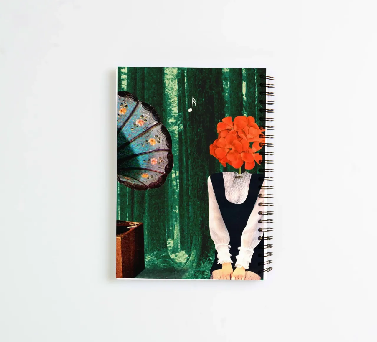 Blooming spiral notebook by MsGonzalez