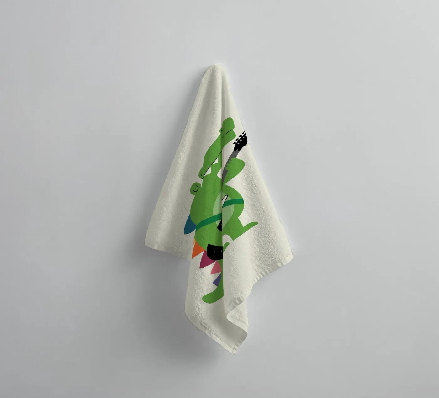 Croco Rock badhanddoek van Andy Westface