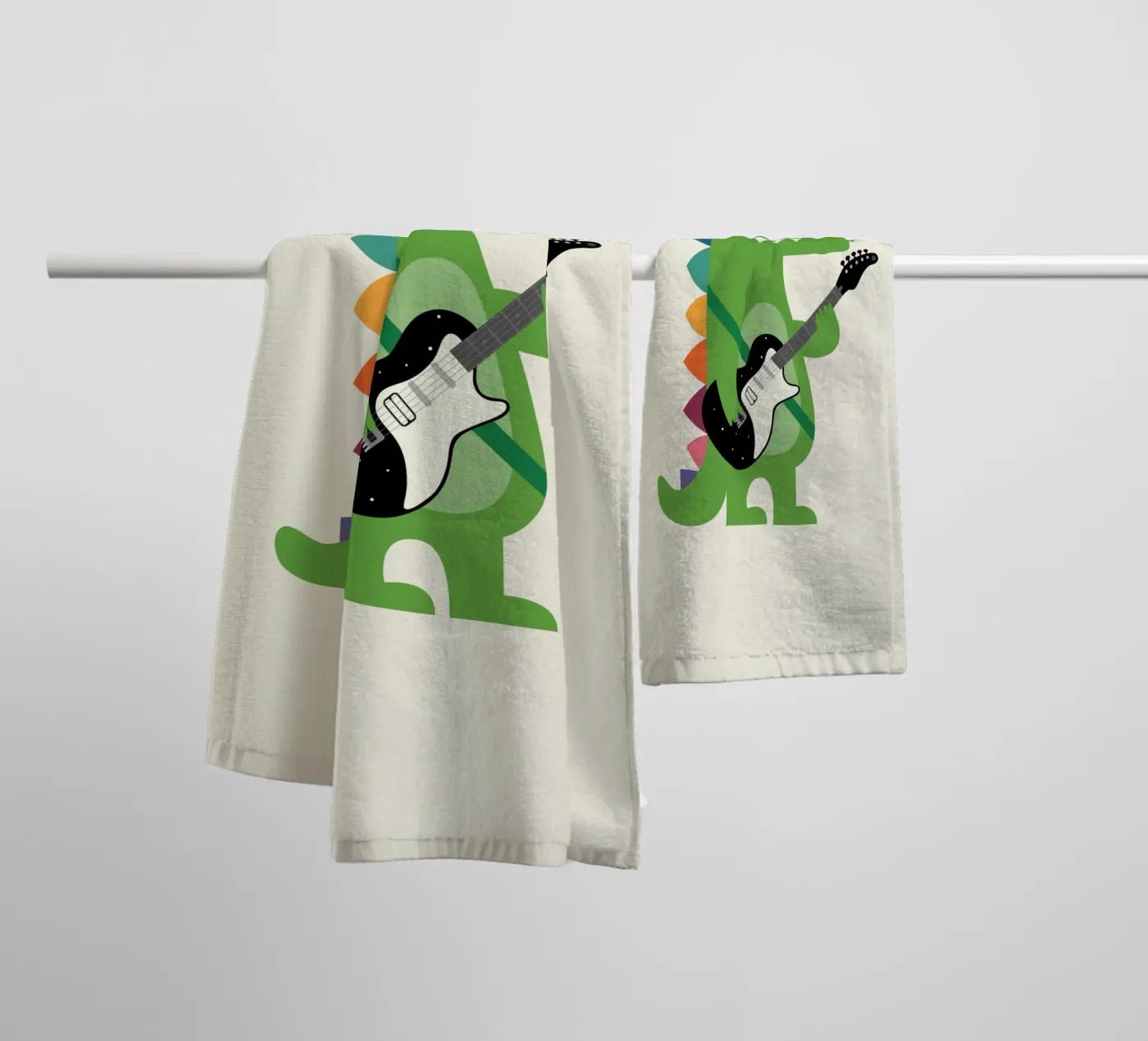 Croco Rock badhanddoek van Andy Westface