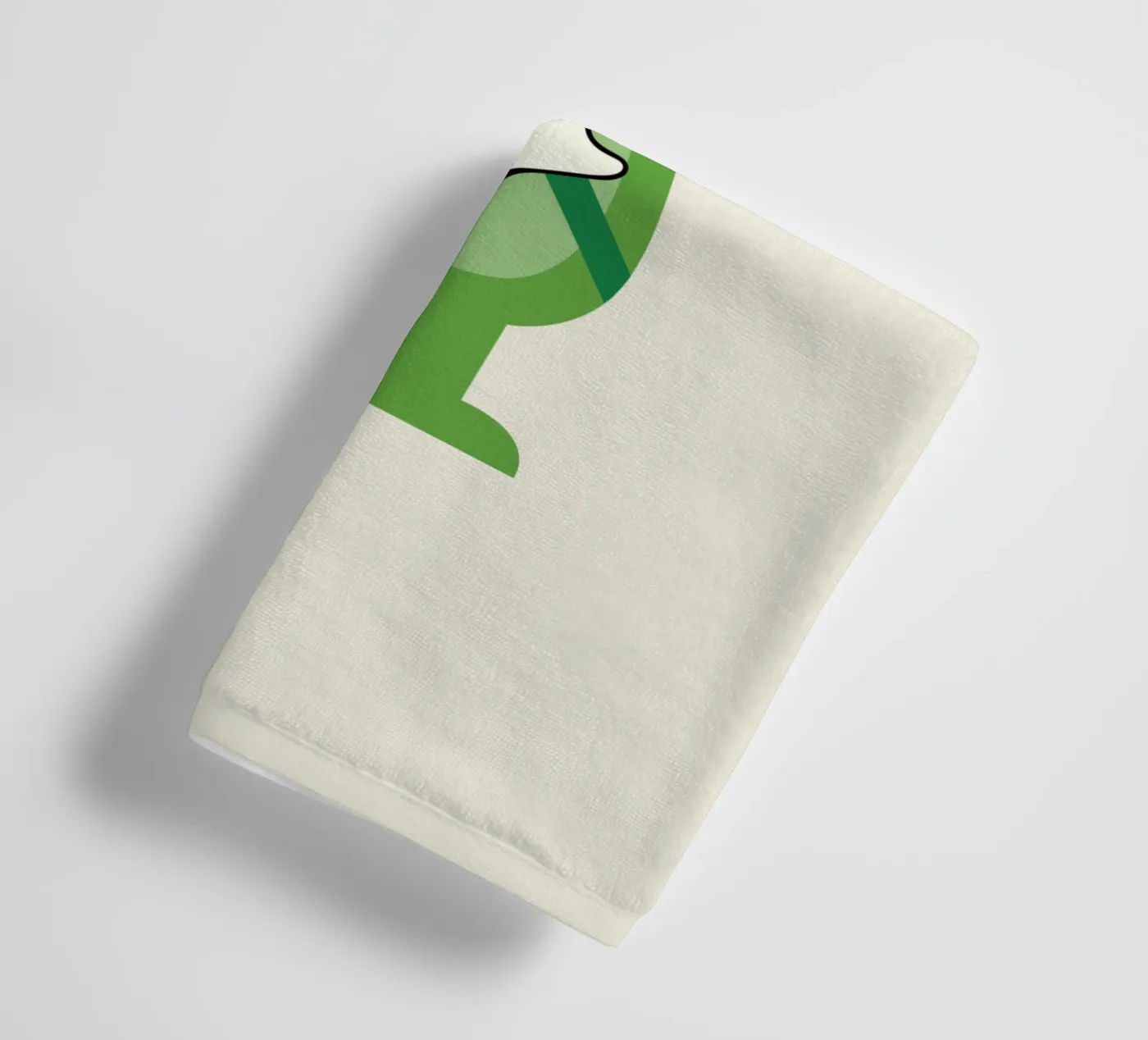 Rots badhanddoek van Andy Westface