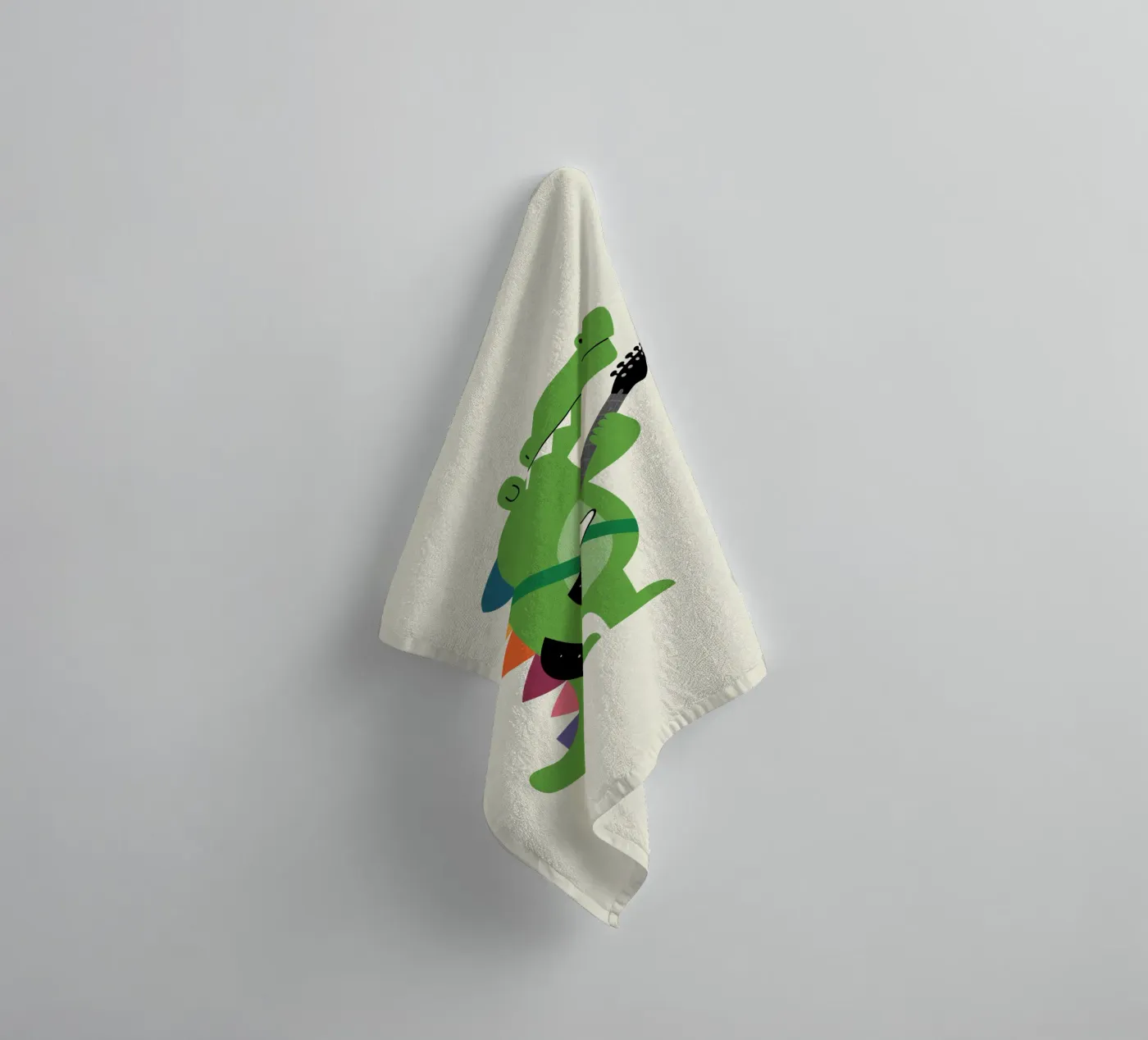 Rots badhanddoek van Andy Westface
