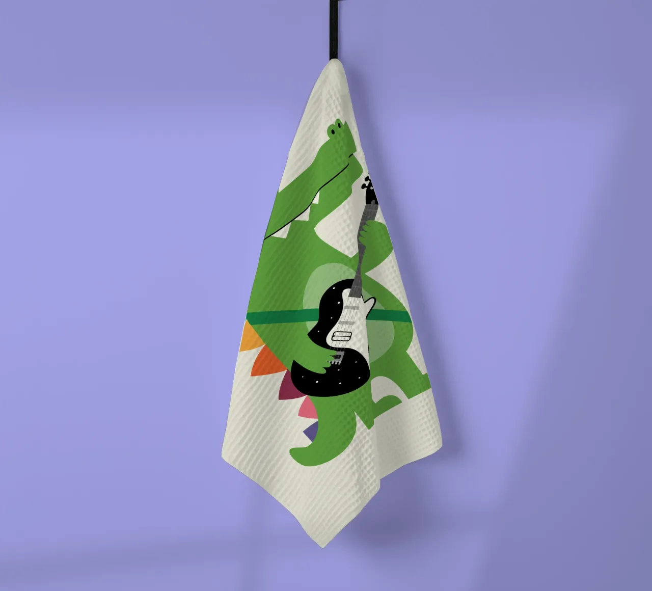 Kroko-Felsen Geschirrtuch von Andy Westface