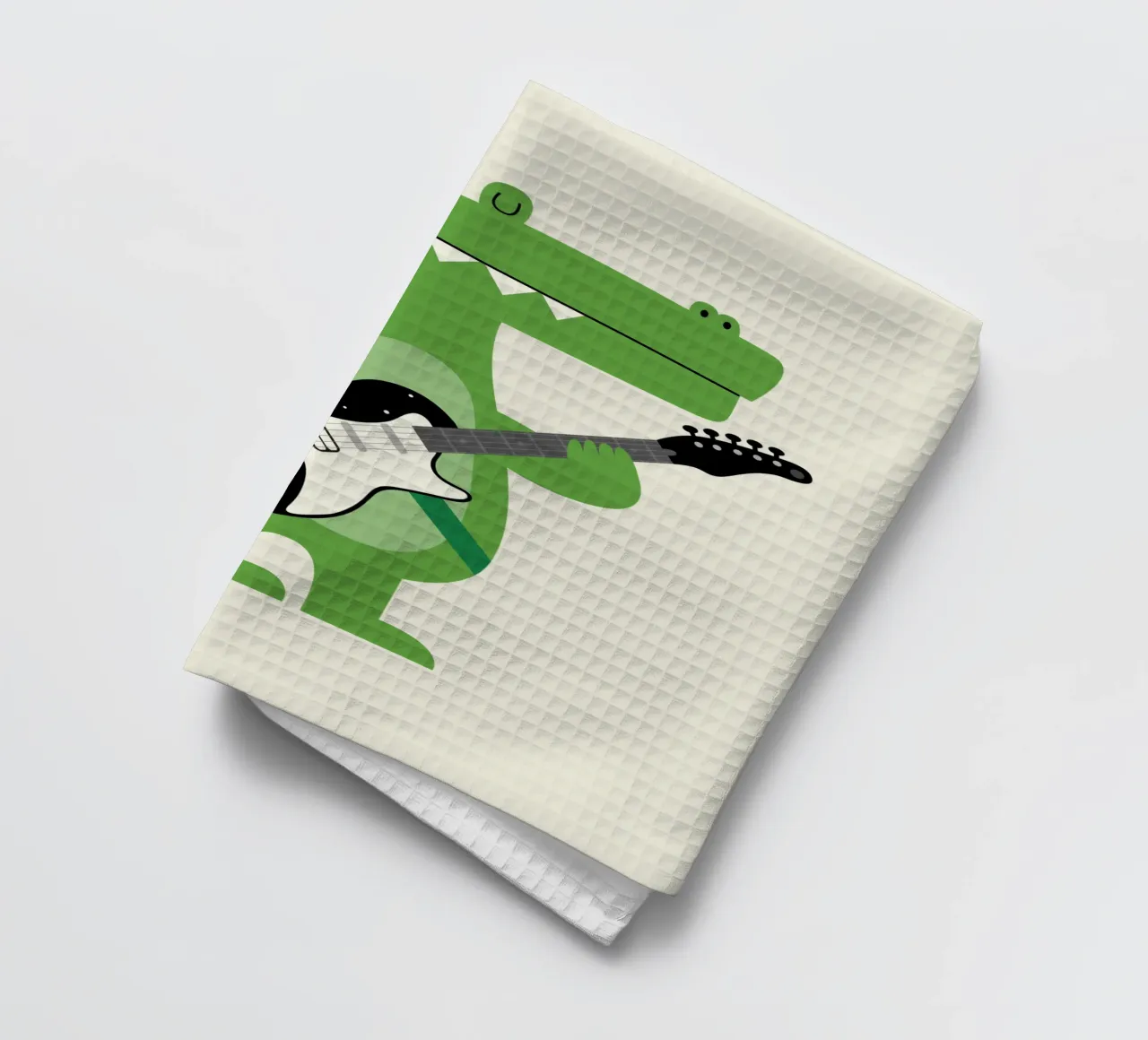 Kroko-Felsen Geschirrtuch von Andy Westface