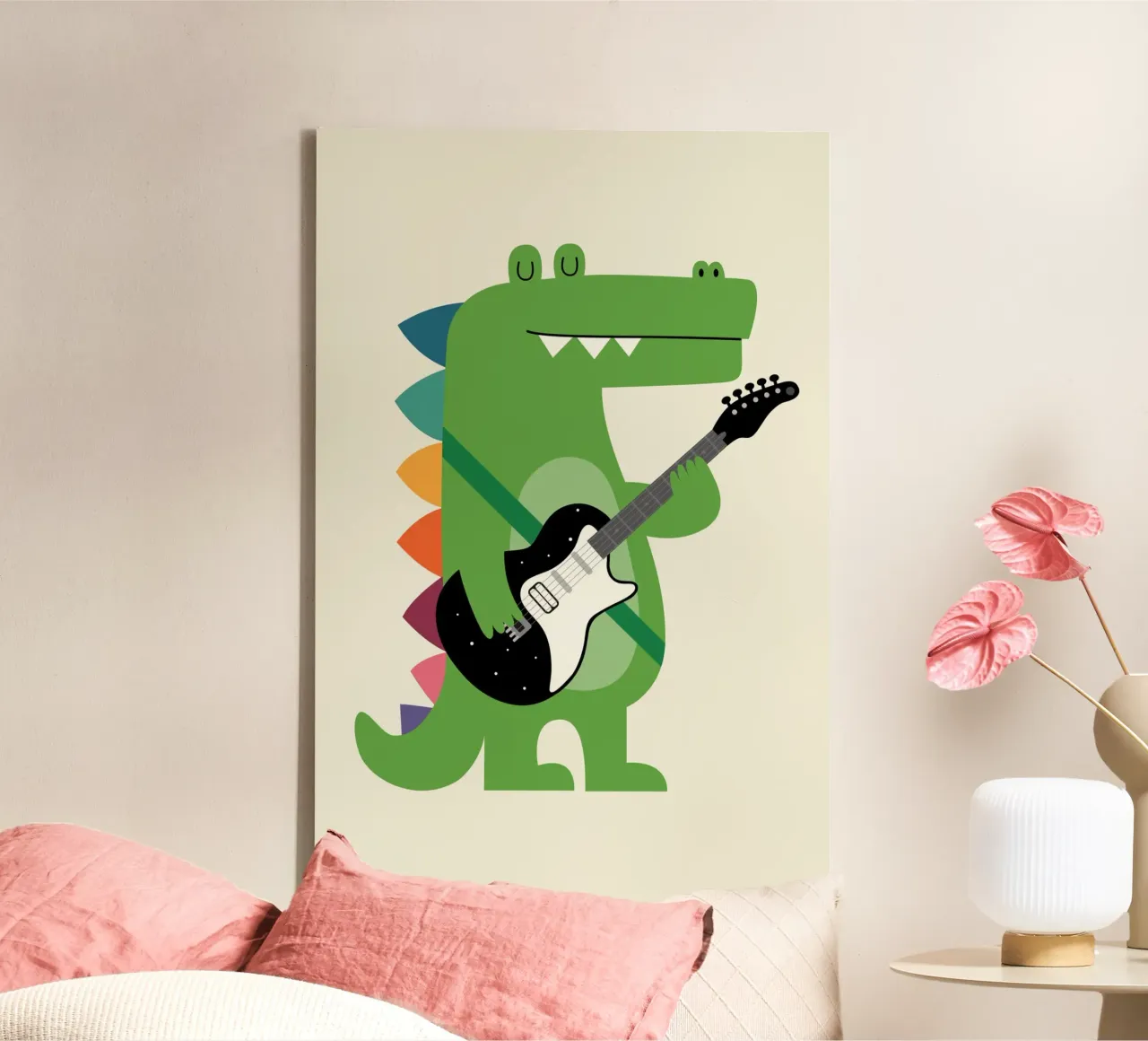 Croco Rock tela con Cornice a cassetta da Andy Westface