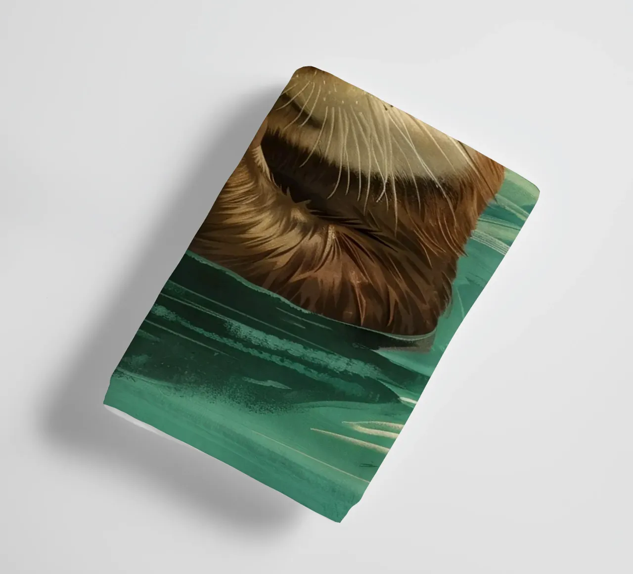 Seeotter-Welpe in friedlichen Gewässern Handtuch von DesignDoodle