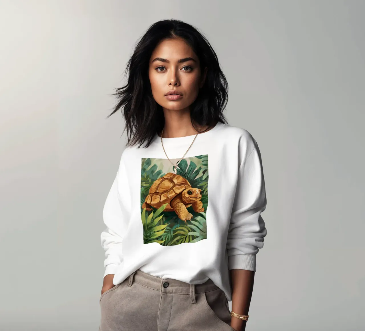 Golden Tortoiseshell Adventurer sweatshirt by DesignDoodle