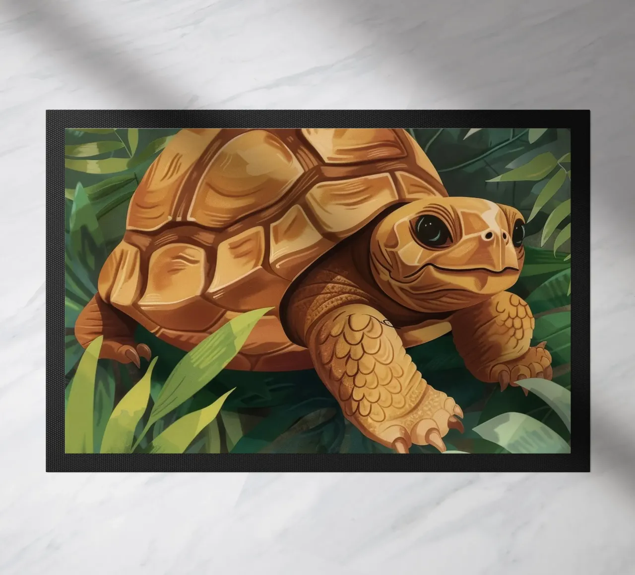 Golden Tortoiseshell Adventurer doormat by DesignDoodle
