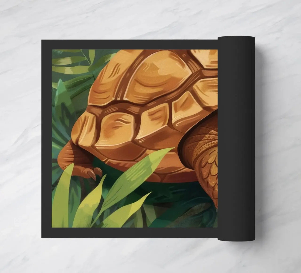 Golden Tortoiseshell Adventurer doormat by DesignDoodle