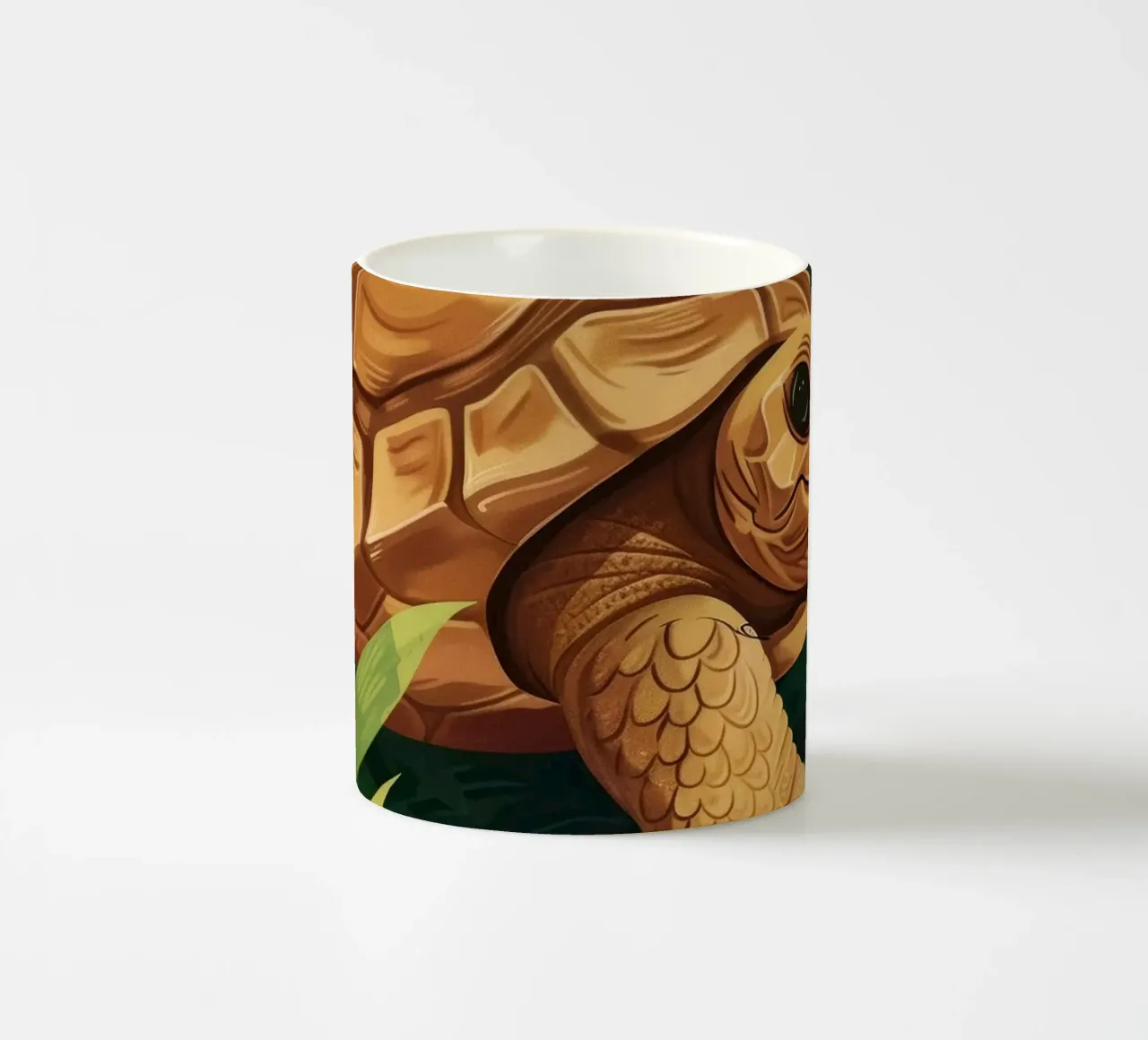 Golden Tortoiseshell Adventurer ceramic mug by DesignDoodle