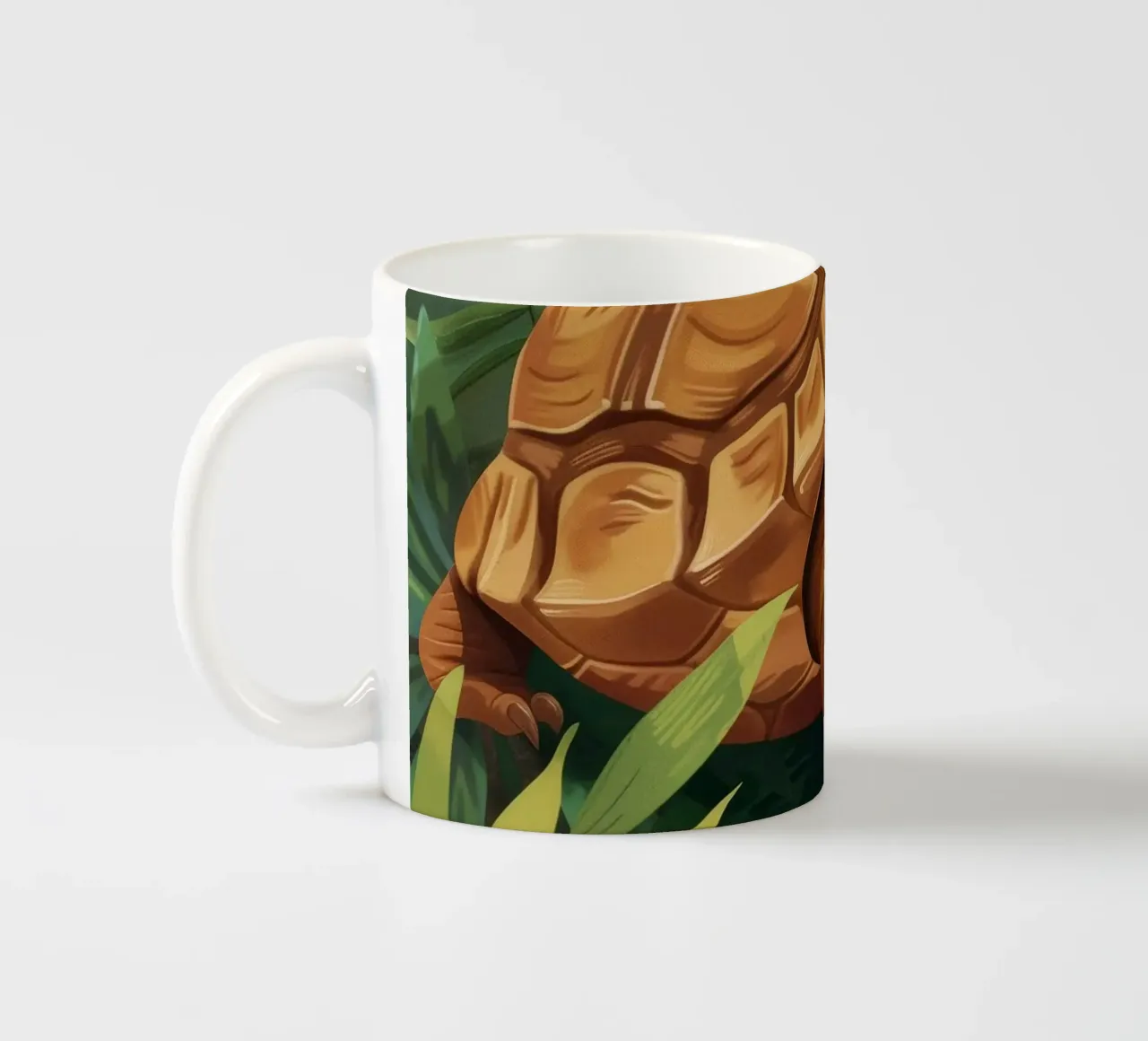 Golden Tortoiseshell Adventurer ceramic mug by DesignDoodle