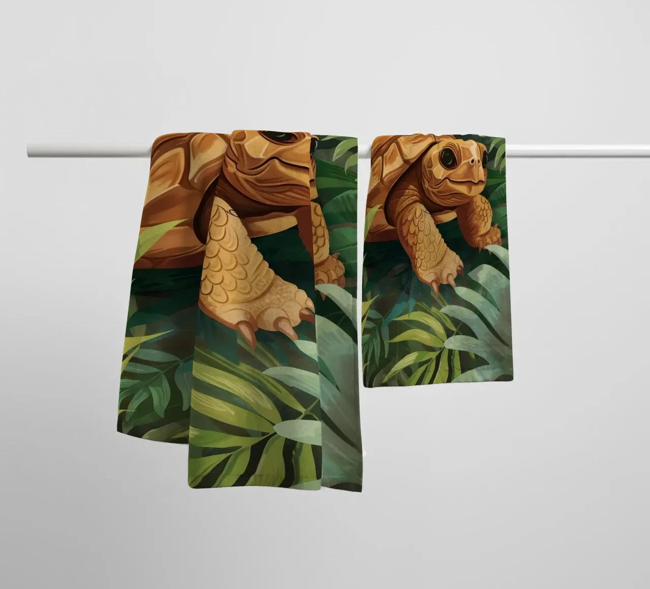 Golden Tortoiseshell Adventurer towel by DesignDoodle