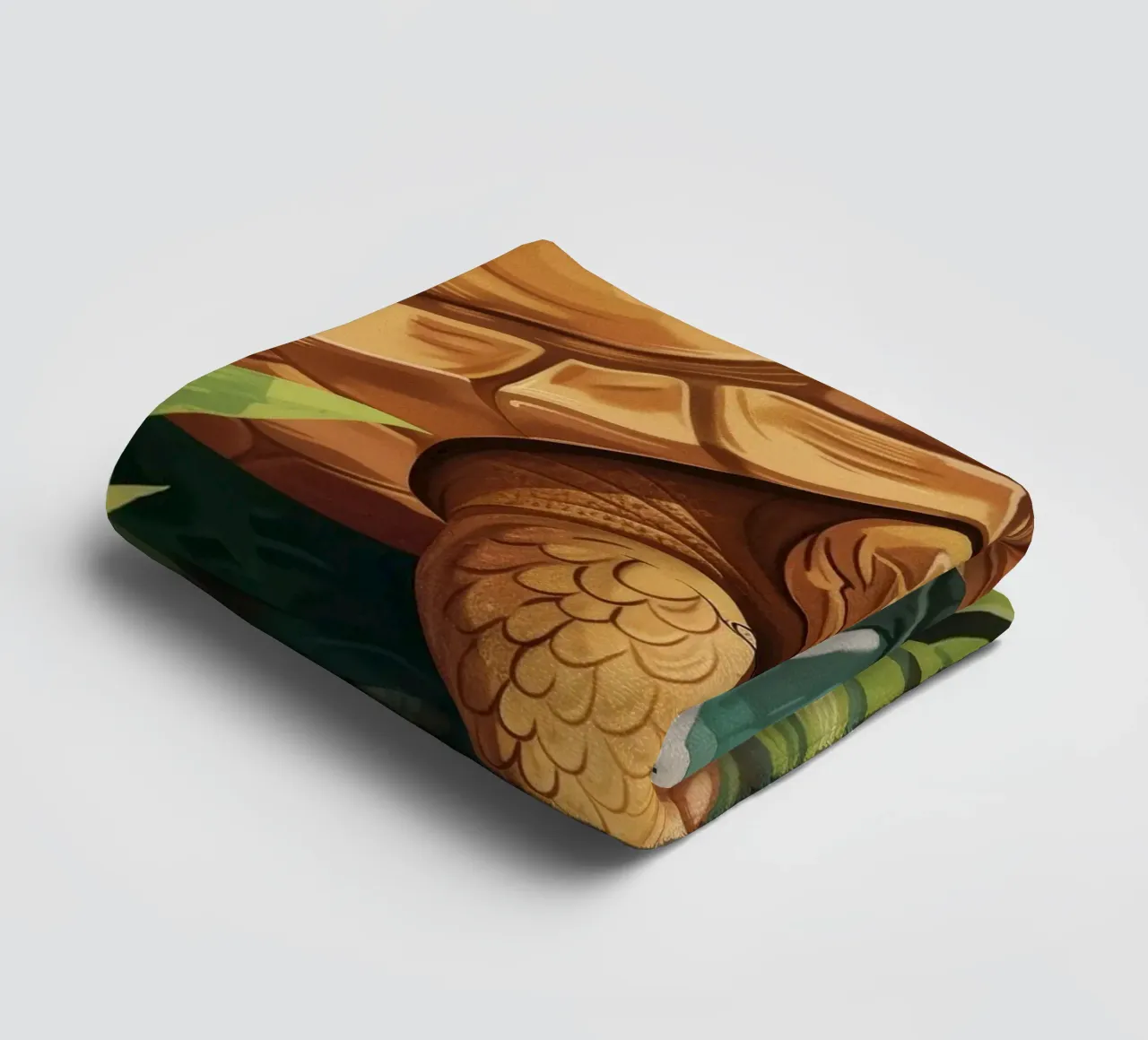Golden Tortoiseshell Adventurer towel by DesignDoodle