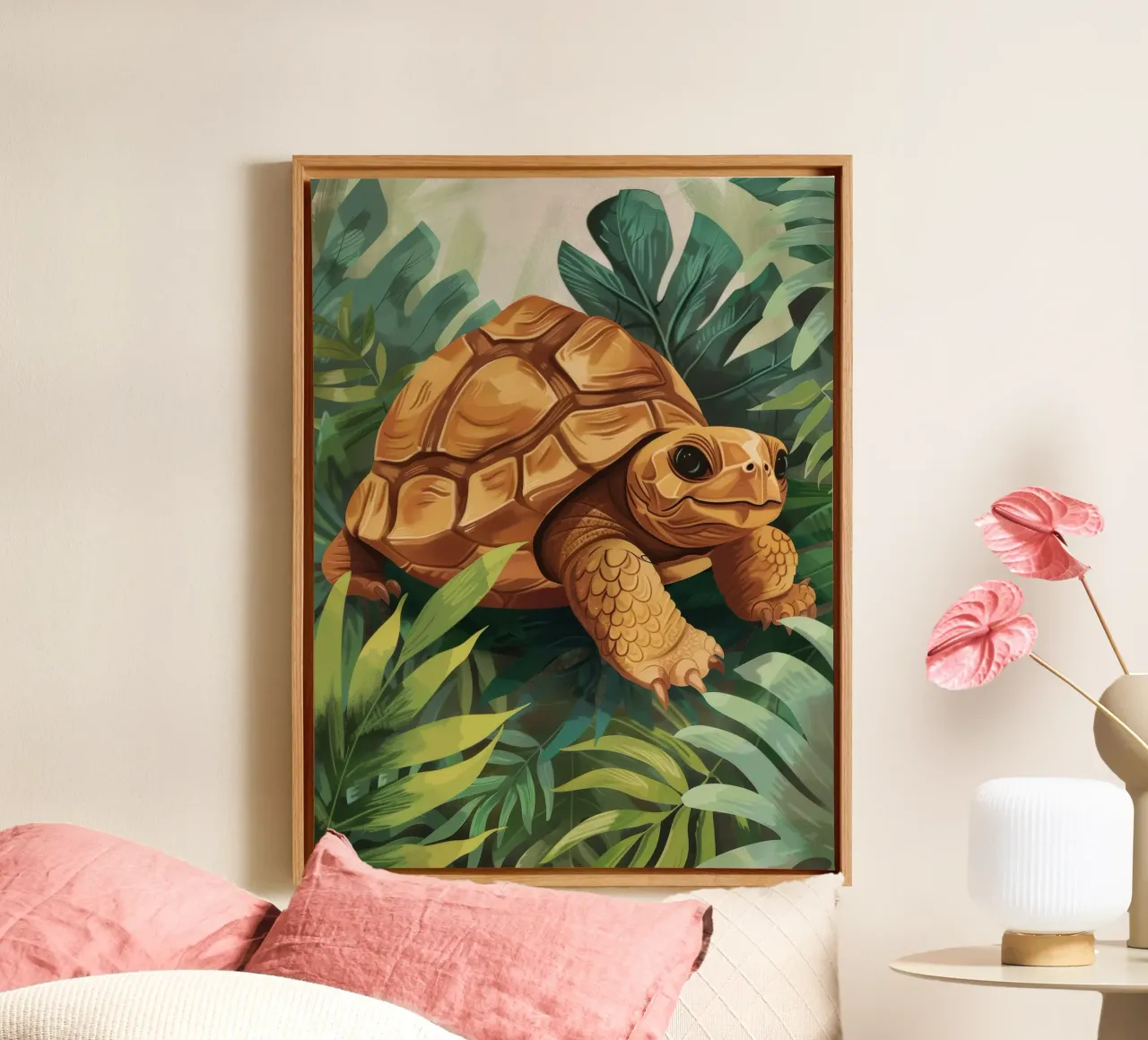 Golden Tortoiseshell Adventurer canvas by DesignDoodle