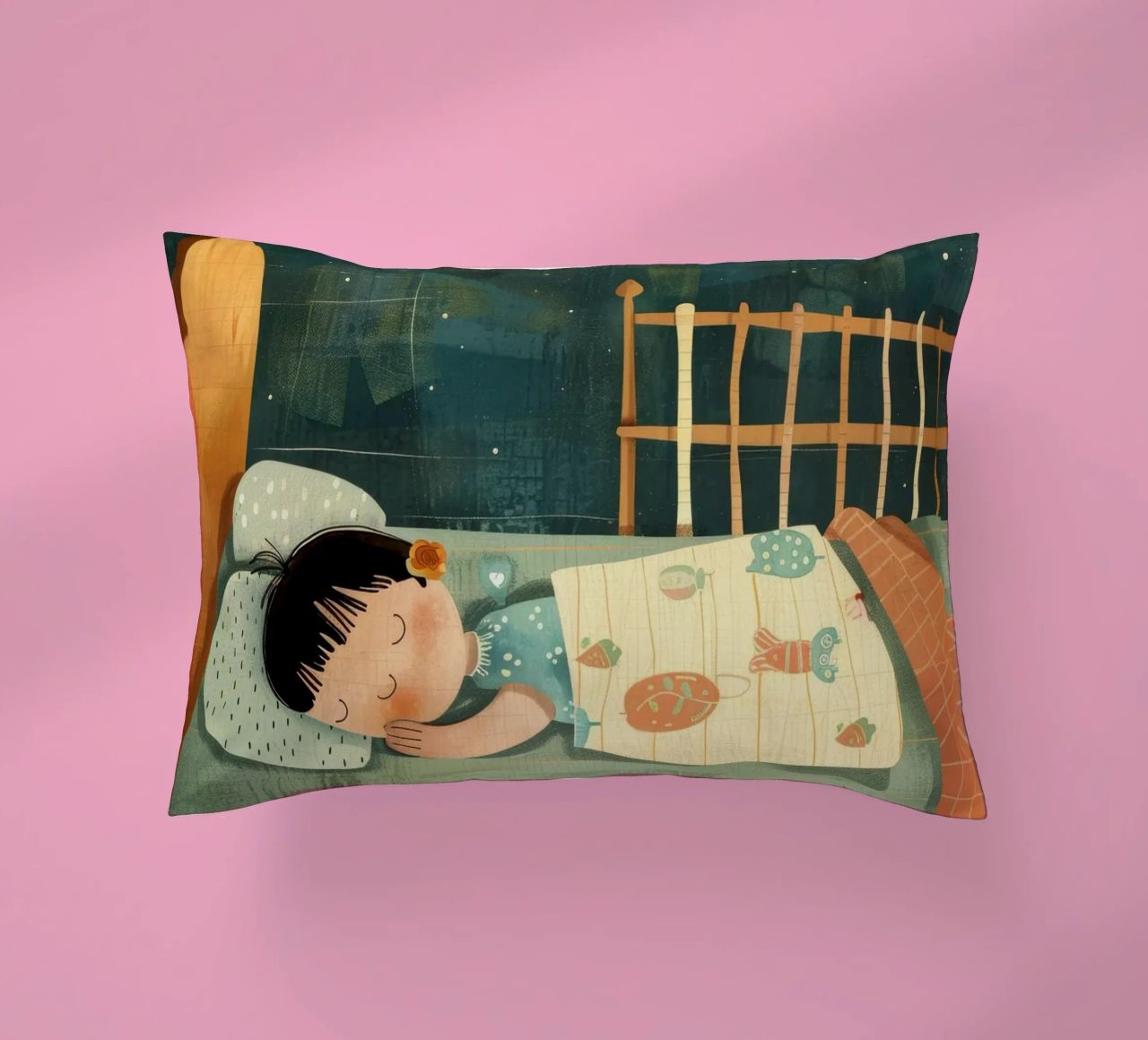 Nuit de rêve sous les étoiles coussin de DesignDoodle