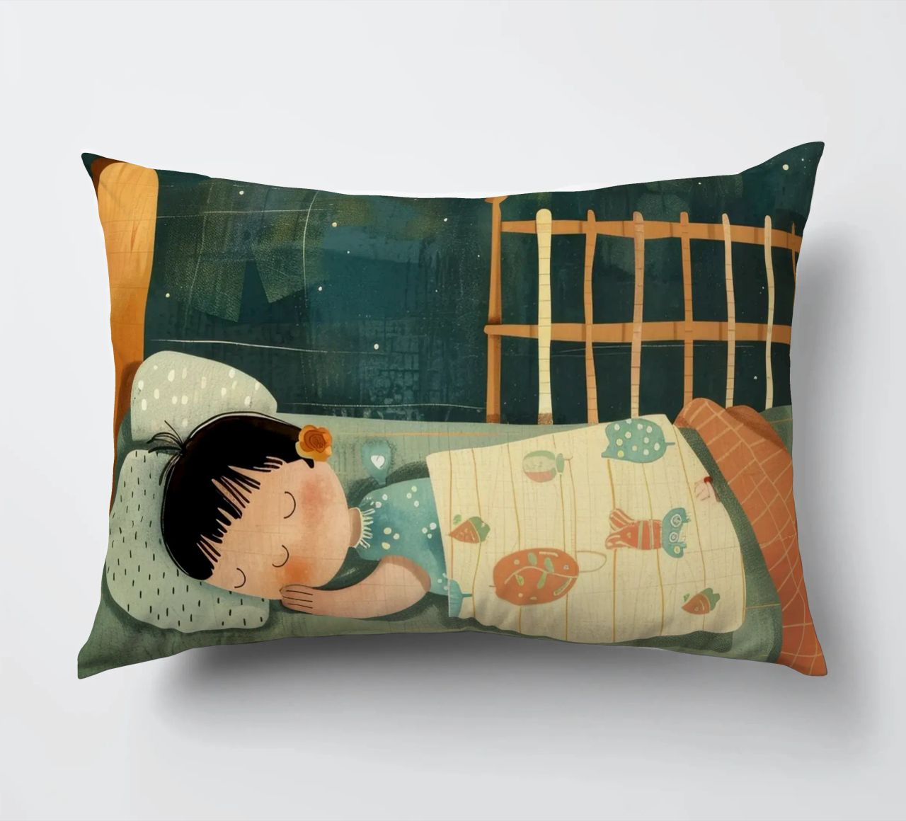 Nuit de rêve sous les étoiles coussin de DesignDoodle