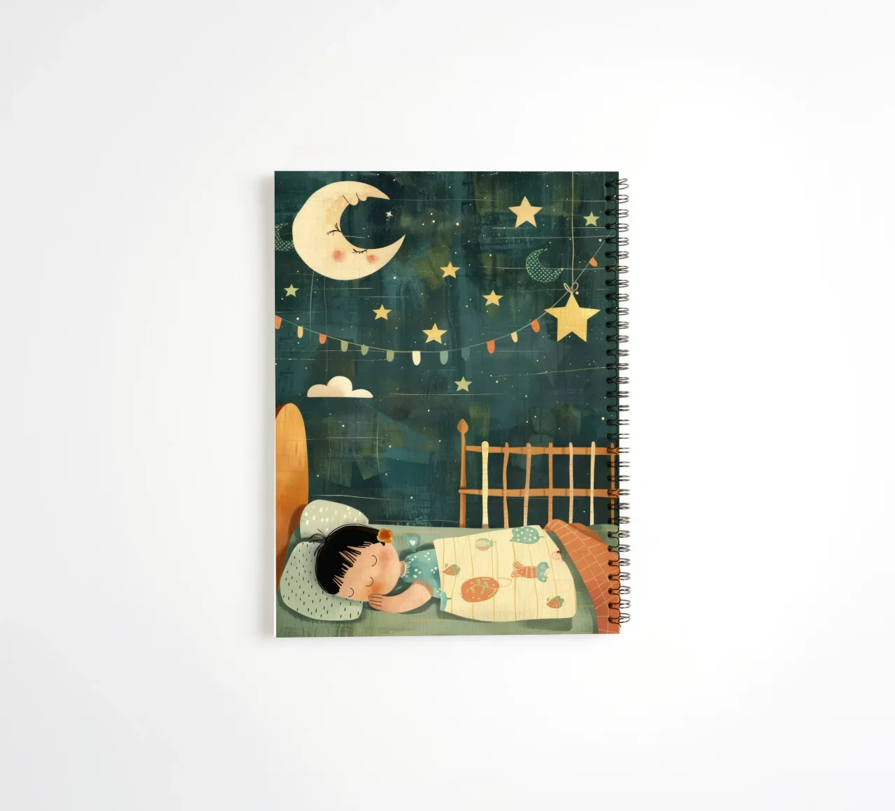 Verträumte Nacht unter den Sternen Ringbuch von DesignDoodle