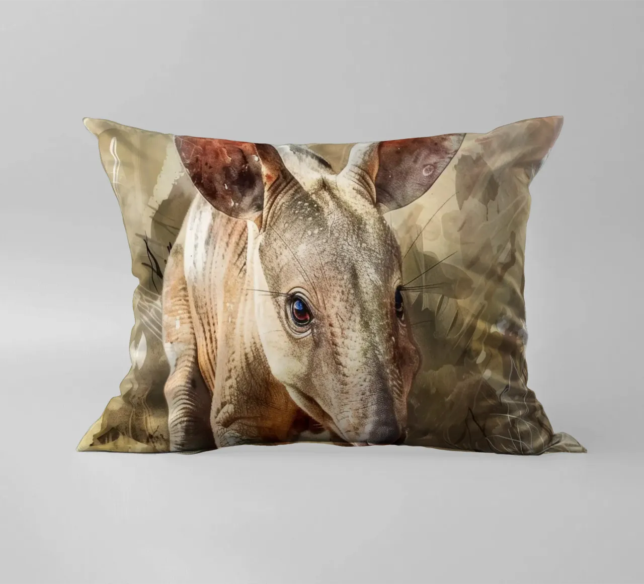 L'oritteropo curioso in natura cuscino da DesignDoodle