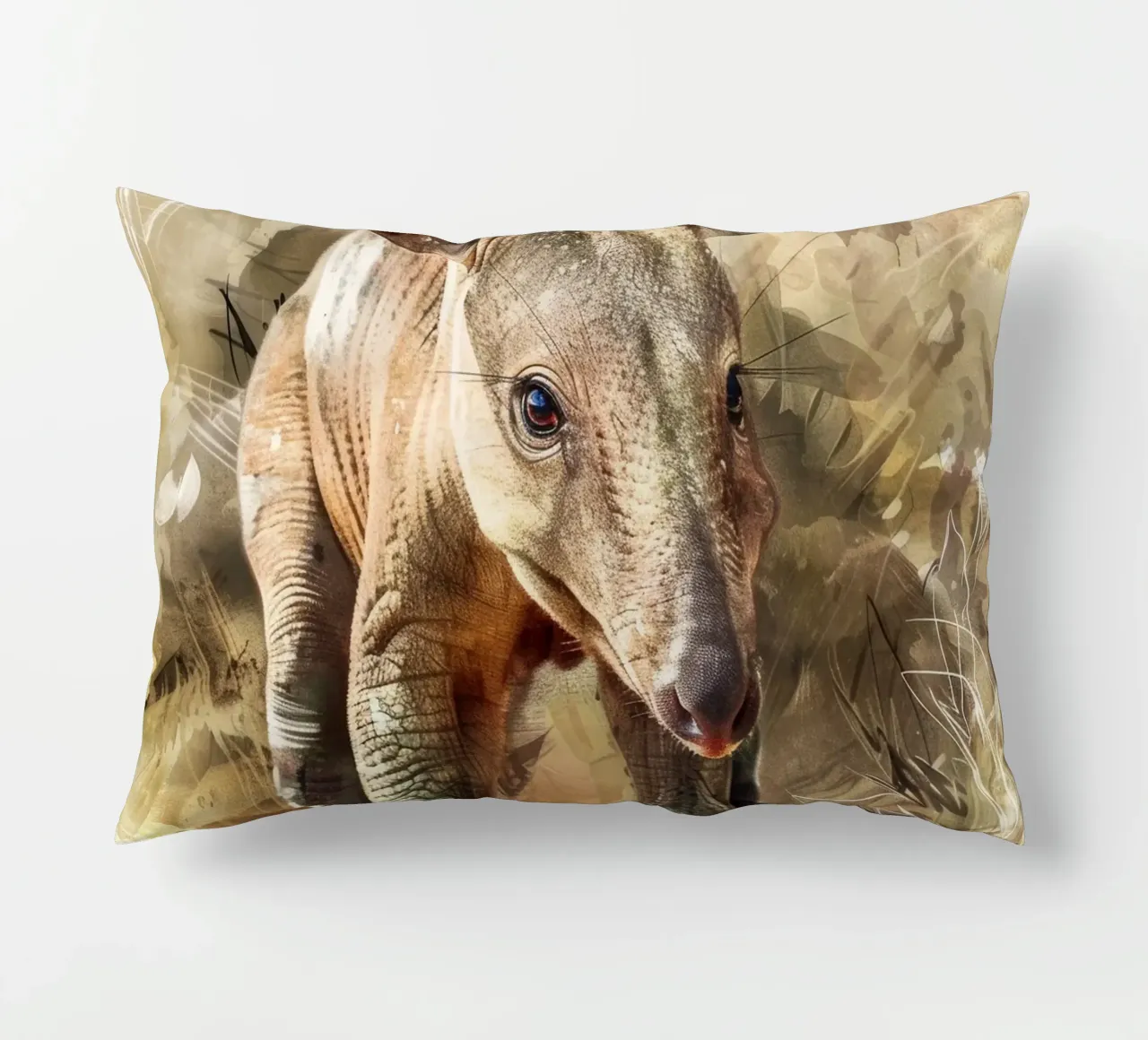 L'oritteropo curioso in natura cuscino da DesignDoodle