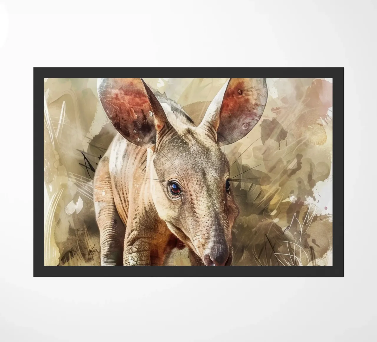 L'oritteropo curioso in natura zerbino da DesignDoodle