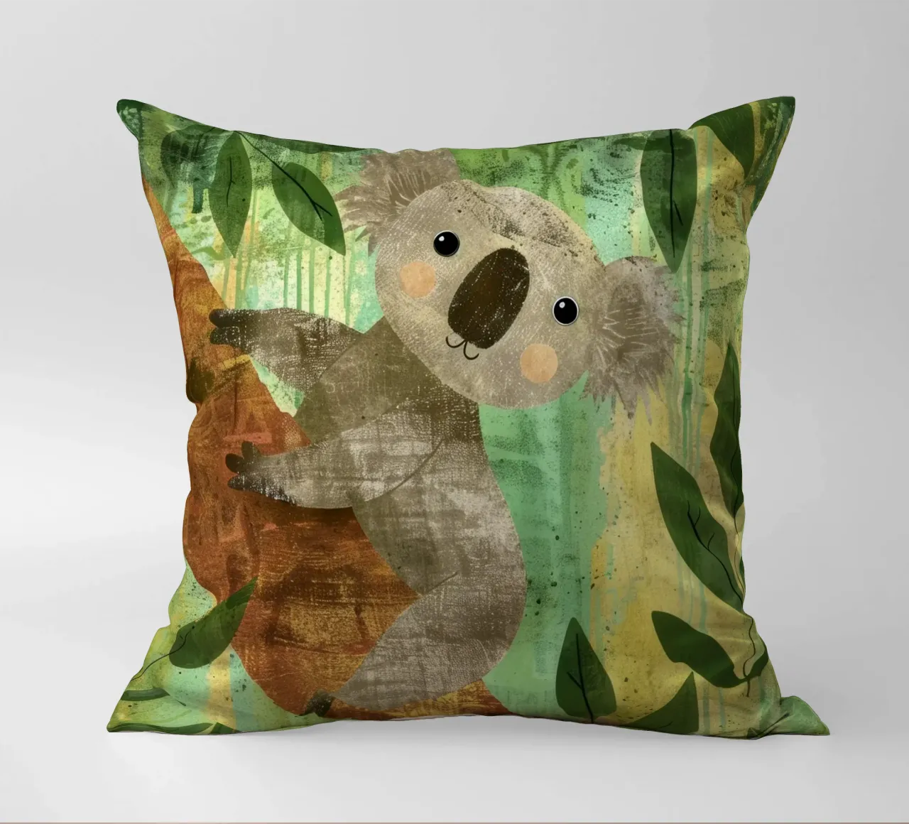 Coccole di Koala nella foresta cuscino da DesignDoodle