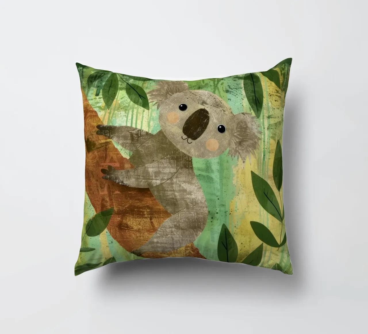 Coccole di Koala nella foresta cuscino da DesignDoodle