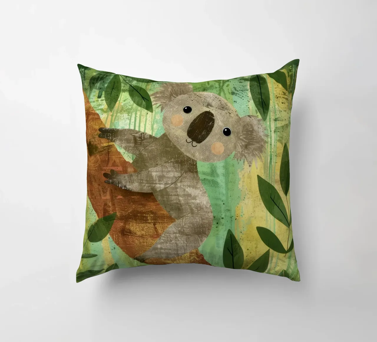Coccole di Koala nella foresta cuscino da DesignDoodle