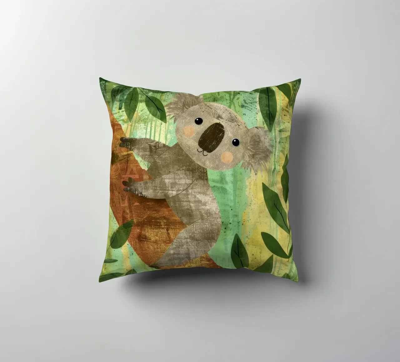 Coccole di Koala nella foresta cuscino da DesignDoodle