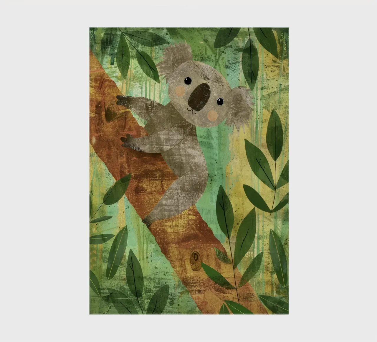 Koala Cuddles in the Forest notebook by DesignDoodle