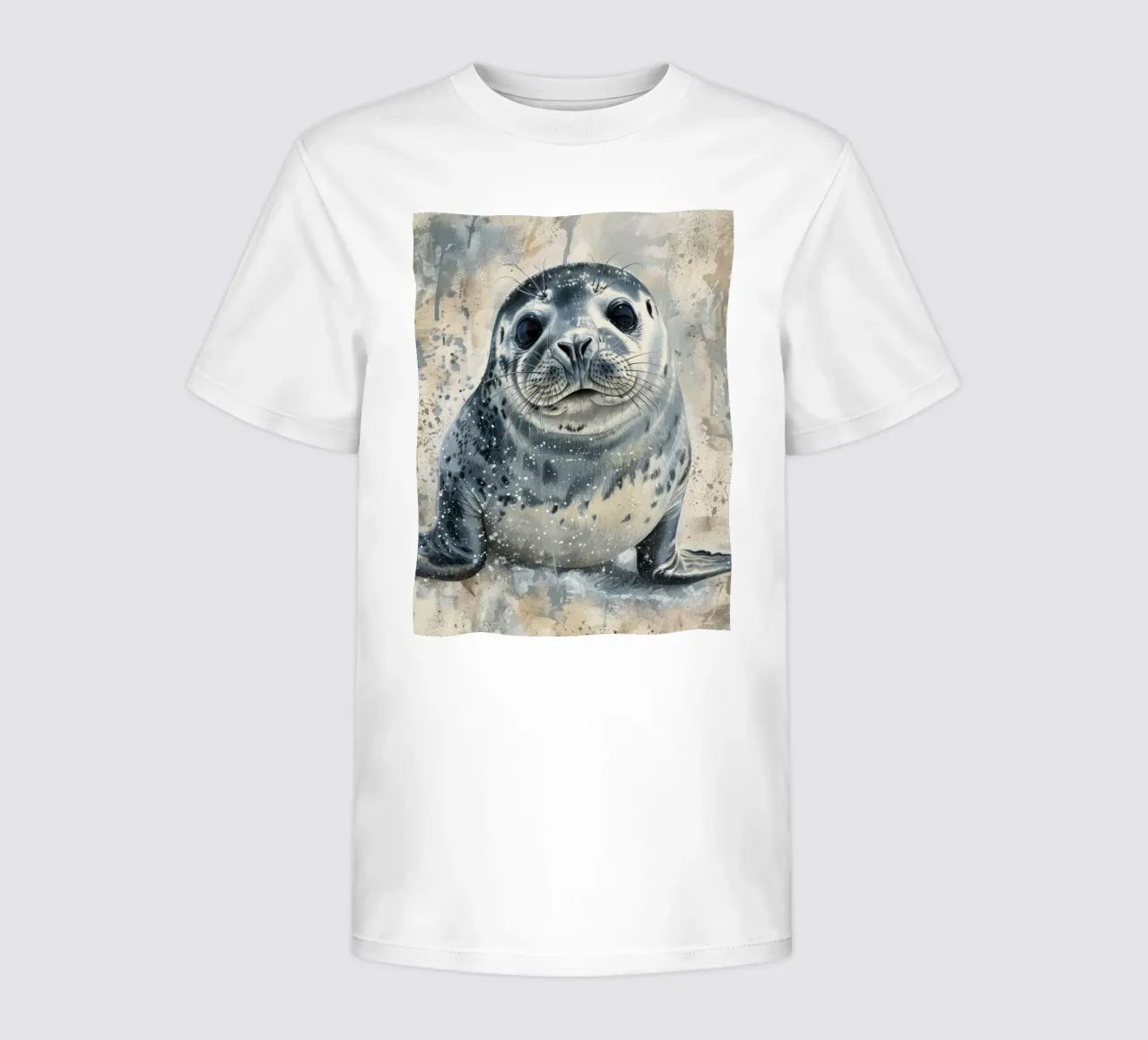 Harbor Seal Pup's Innocence kids t-shirt by DesignDoodle