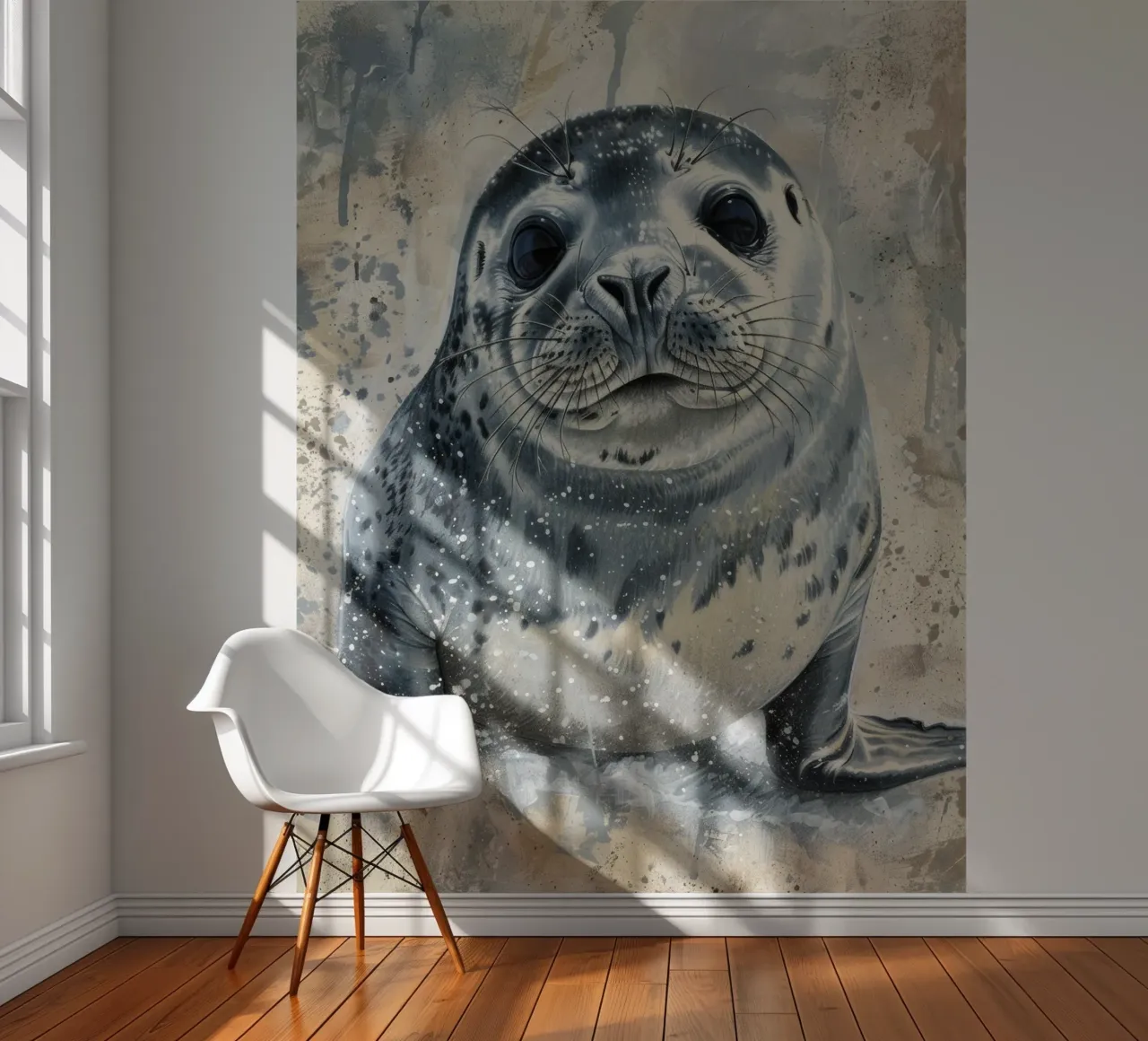Harbor Seal Pup's Innocence photo wallpaper by DesignDoodle