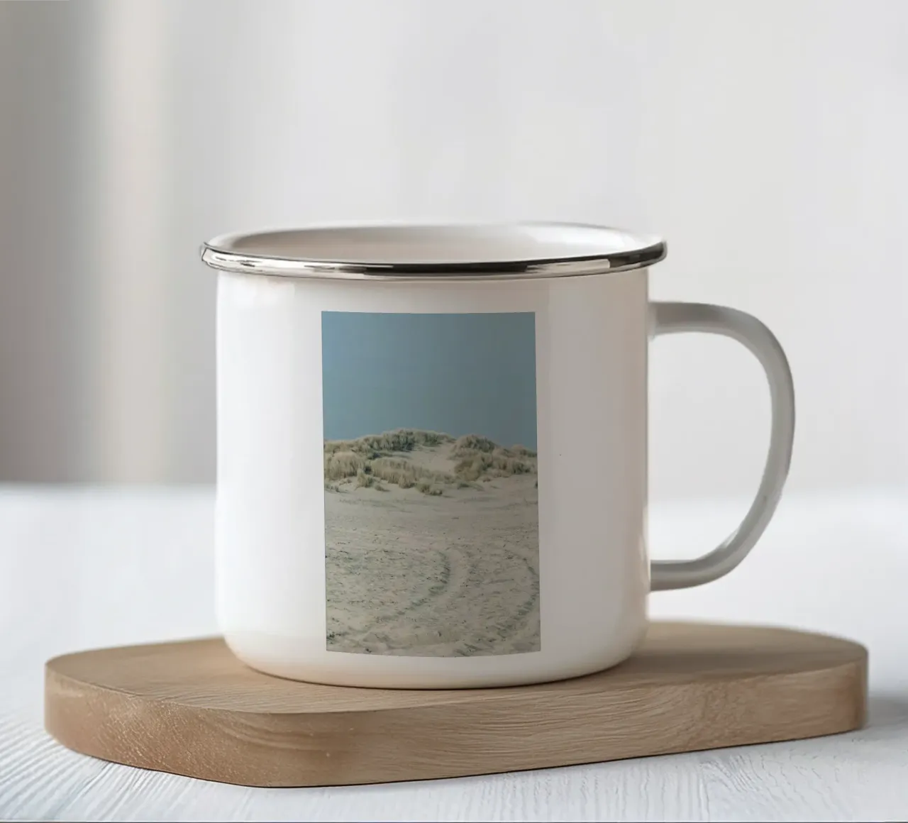 paesaggio costiero tazza in smalto da life of sands